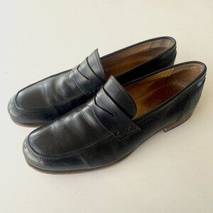 John Fluevog - Radio ABC - Penny Loafers in black, Men's 10